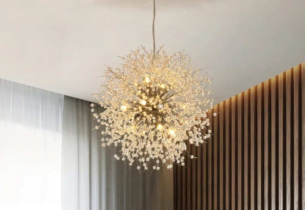 globe shaped chandelier