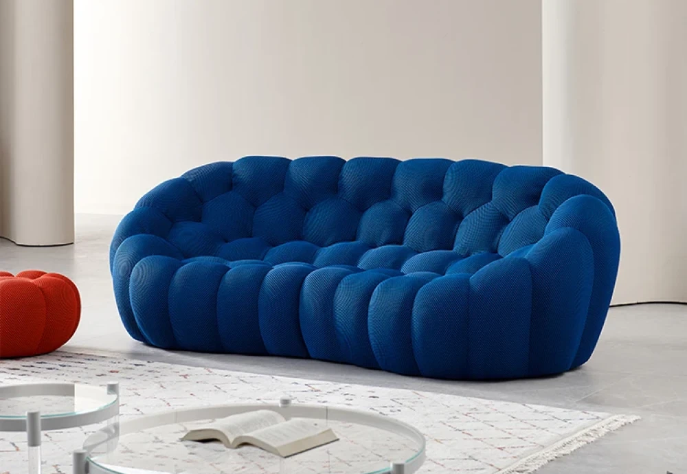 white bubble couch